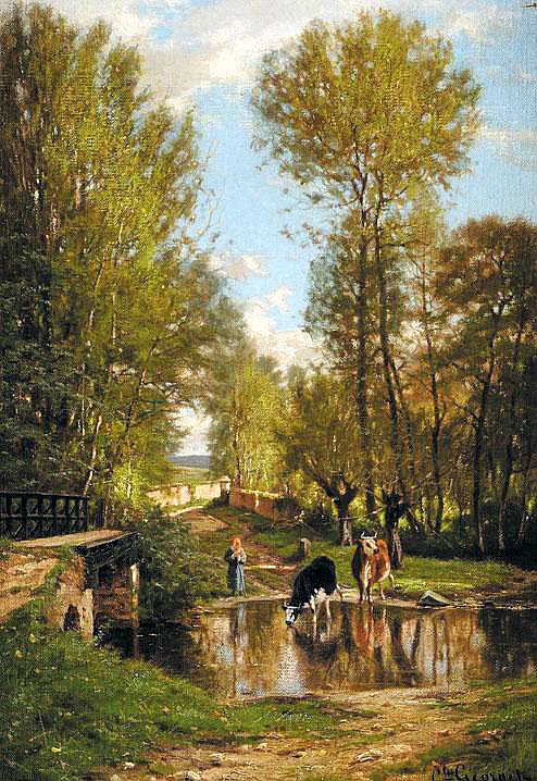Pont de Maincy, par Charles Georget (1881)